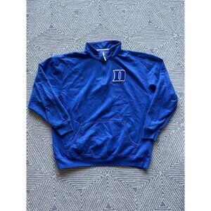 Alta Gracia Duke University Quarter Zip Fleece - Blue - XXL‎
